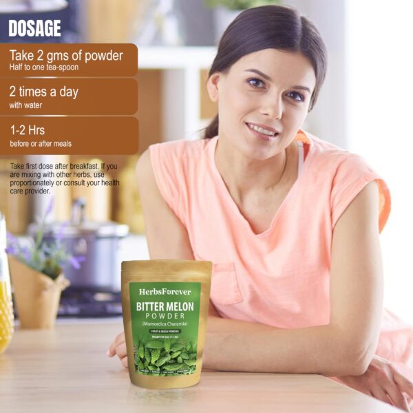 Version 1.0.0 Paquete polvo melón amargo Herbsforever sin gmo vegano
