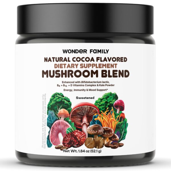 Paquete polvo mezcla de hongos WONDER FAMILY para salud y energía