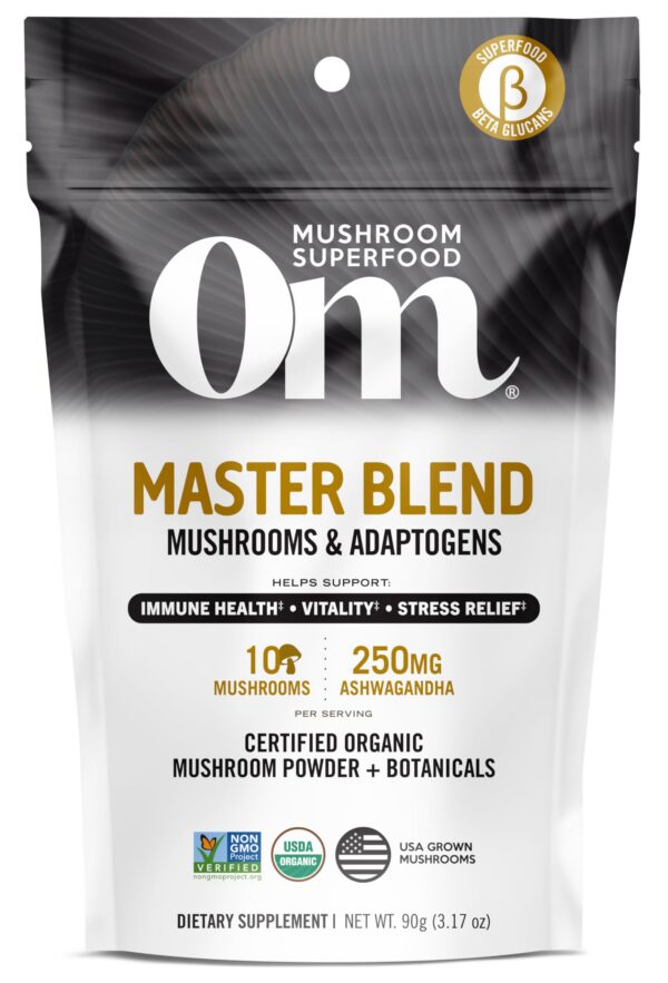 Paquete polvo mezcla maestra hongos Om 10 especies