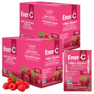 Paquete polvo multivitamínico energi-c sabor frambuesa