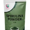 Paquete de polvo natural de espirulina YOGI’S GIFT 1 libra