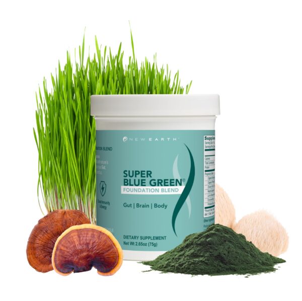 Paquete de polvo New Earth Super Blue Green para salud