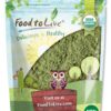 Paquete de polvo orgánico de alfalfa Food to Live 12 onzas