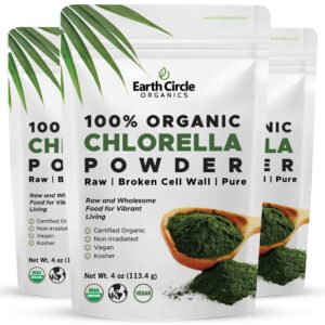 Version 1.0.0 Paquete Polvo Orgánico Chlorella Superalimento Earth Circle Organics