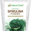 Version 1.0.0 Paquete de polvo orgánico de espirulina Z Natural Foods 1 libra