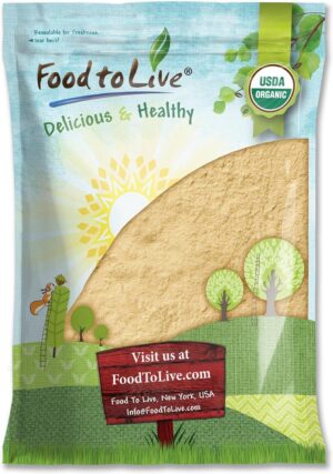 Paquete polvo orgánico Melena de León Food to Live 8 libras superalimento