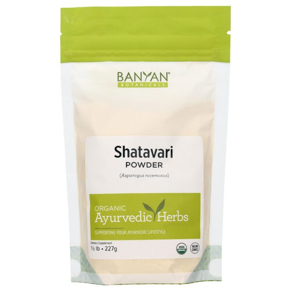 Paquete polvo orgánico Shatavari Banyan Botanicals 227 g