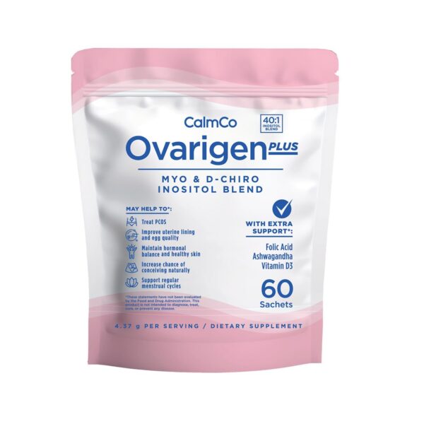 Paquete polvo Ovarigen Plus 60 sobres para fertilidad