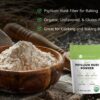Paquete polvo psyllium orgánico Kate Naturals 12oz