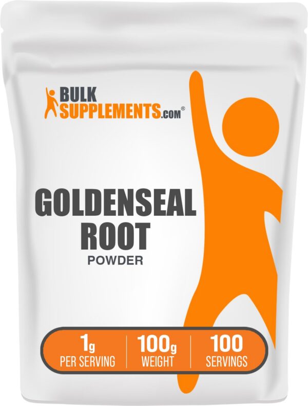 Paquete polvo raíz de Oro BulkSupplements 100 gramos