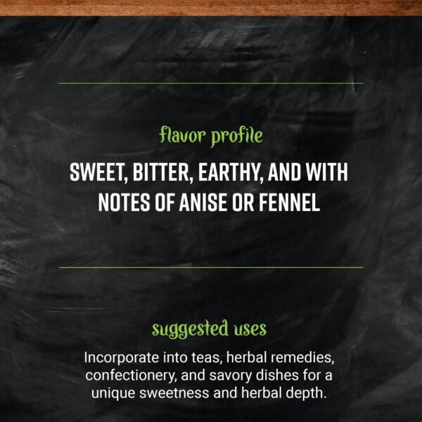 Paquete de polvo de raíz de regaliz orgánico a granel Frontier Co-op