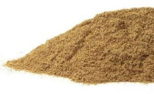 Paquete de polvo de raíz de valeriana orgánica a granel 1 oz