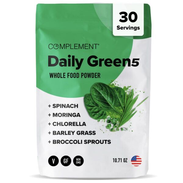 Version 1.0.0 Paquete polvo superalimento Daily Greens Complement 12oz