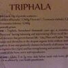 Paquete Polvo Triphala orgánico para detox Amalaki Haritaki