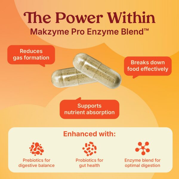 Version 1.0.0 Paquete Poop Like a Champion enzimas digestivas naturales