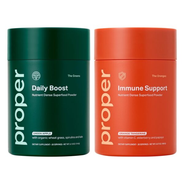 Paquete Proper Wellness Boost mezcla para bebida verde manzana