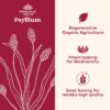 Paquete de polvo de fibra de psyllium husk Organic India