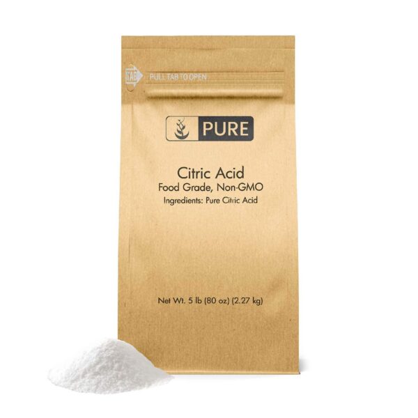 Paquete Pure Original ingredientes con vitamina c y ácido cítrico