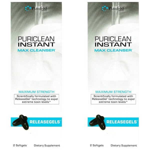 Paquete Puriclean Instant Max Limpiador dos softgels
