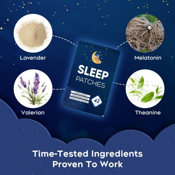Paquete RAAYAM parches sueño con valeriana y melatonina