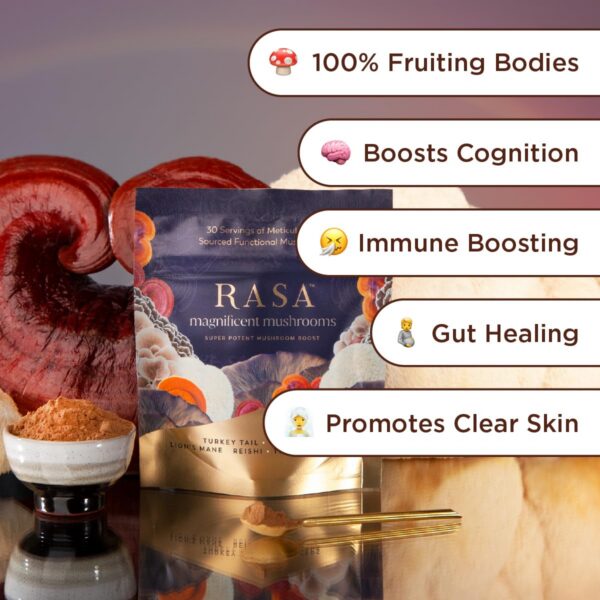 Paquete de Rasa Magnificent Mushrooms polvo de hongos