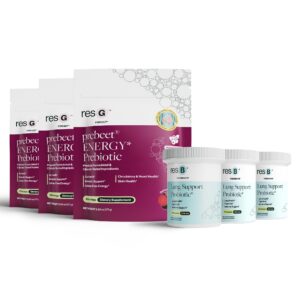 Paquete ResBiotic probióticos pulmonares y prebióticos 180 cápsulas