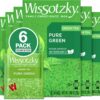 Paquete seis Té Verde Puro Wissotzky 120 bolsitas