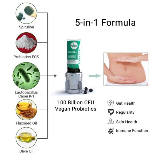 Paquete SHO Balance con cápsulas probióticas y prebióticas