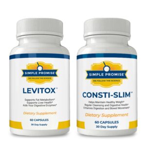 Paquete Simple Promise para salud digestiva y hepática 60 cápsulas