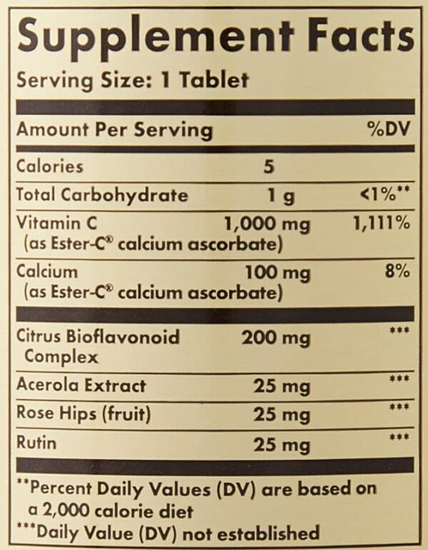 Paquete Solgar Ester-C Plus vitamina c complejos 90 tabletas