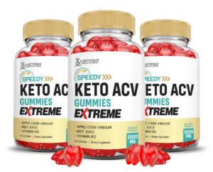Paquete Speedy Keto ACV gomitas extreme 2000mg 180 unidades