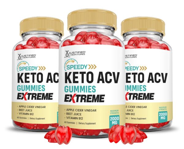 Version 1.0.0 Paquete Speedy Keto ACV gomitas extreme 2000mg 180 unidades