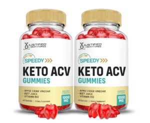 Paquete Speedy Keto ACV gomitas fórmula avanzada 1000mg