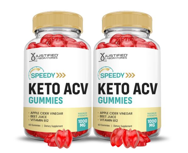 Version 1.0.0 Paquete Speedy Keto ACV gomitas fórmula avanzada 1000mg