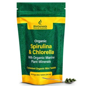Paquete Spirulina y Chlorella Biogenesis 300 tabletas