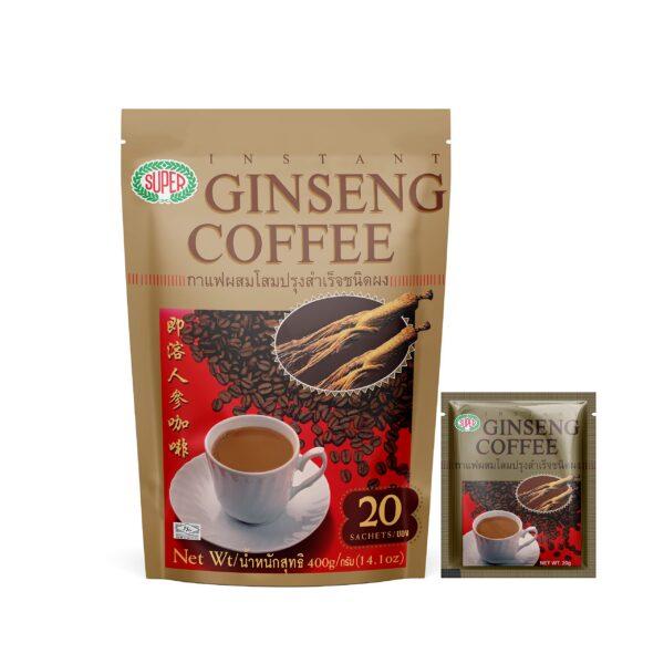 Paquete SUPER café con ginseng instantáneo 400 gramos