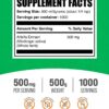 Paquete suplemento alfalfa polvo BulkSupplements salud