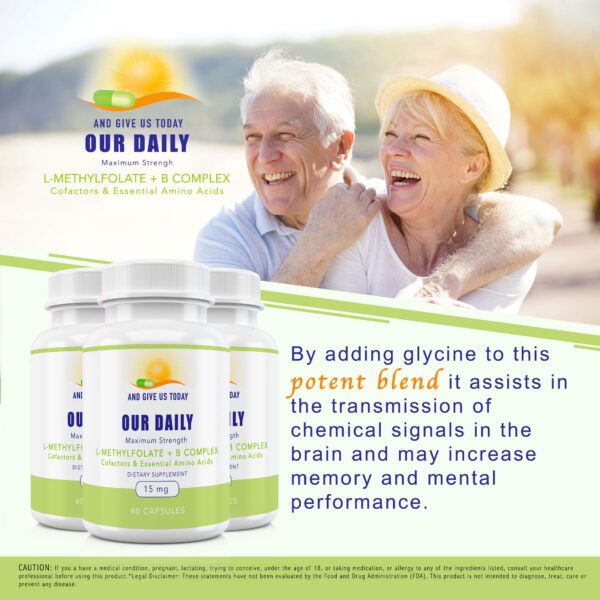Paquete suplemento complejo b L Metilfolato Our Daily Vites
