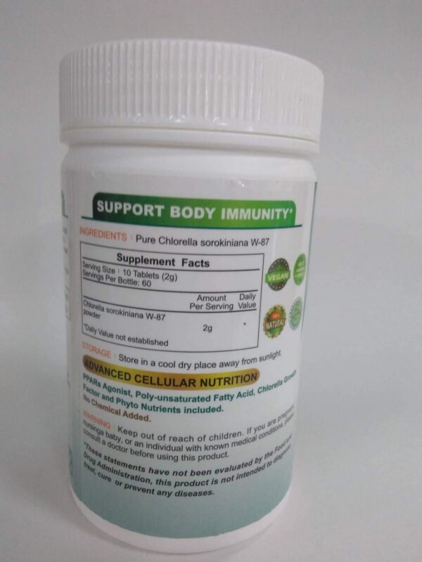 Paquete suplemento Cryptomonadales 600 tabletas premium saludables