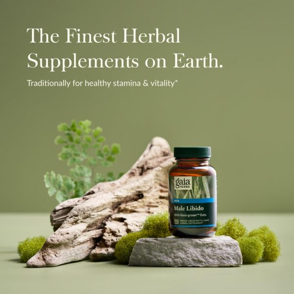 Paquete suplemento Gaia Herbs Libido 60 cápsulas veganas