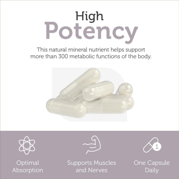 Paquete suplemento magnesio Zahler 120 cápsulas certificado kosher