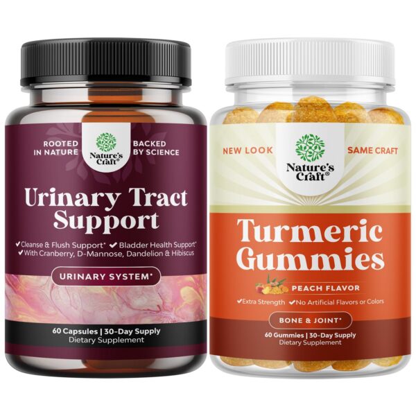 Version 1.0.0 Paquete suplementos D Mannose arándano y cúrcuma para mujer