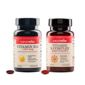 Version 1.0.0 Paquete suplementos NatureWise vitamina B12 y complejo B cápsulas