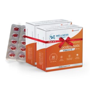 Paquete de suplementos vitamina E tocotrienoles WELLNESS EXTRACT