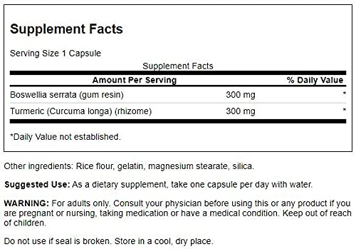 Paquete Swanson Boswellia y Cúrcuma bienestar natural