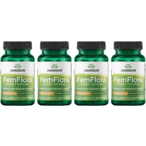 Paquete Swanson FemFlora probiótico femenino 240 cápsulas