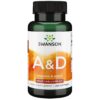 Paquete Swanson vitamina A y D 250 cápsulas blandas frontal