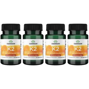 Paquete Swanson vitamina K2 30 cápsulas blandas 100mcg