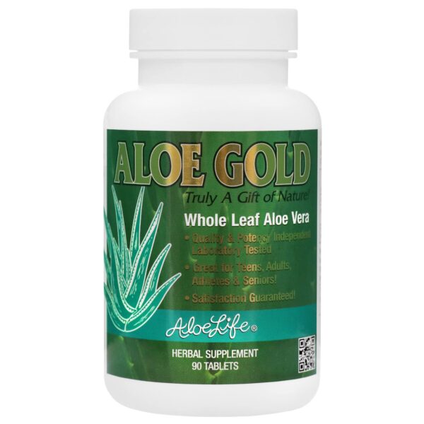 Paquete tabletas aloe gold Aloe Life 90 unidades