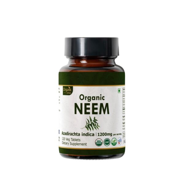 Paquete tabletas neem orgánico Organic Spree 120 unidades